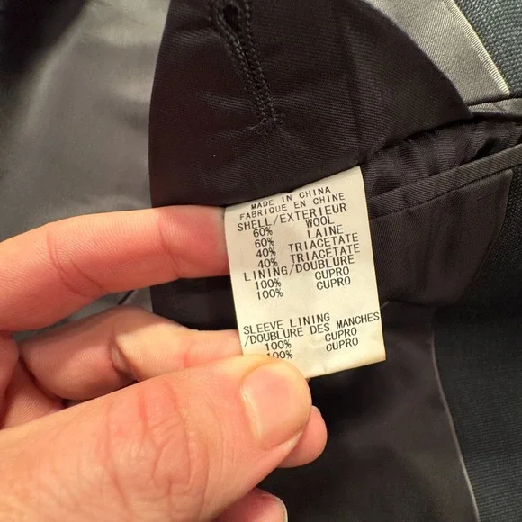 Theory Sport Coat Mens 42 R Gray Modern 2 Button Blazer Jacket Lined Performance